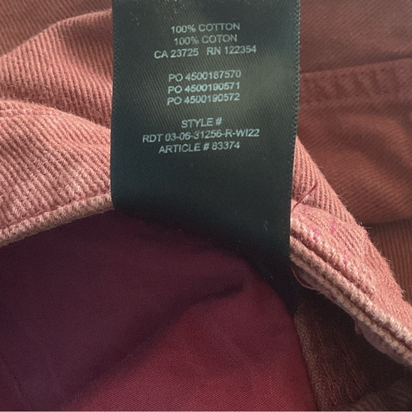 Aritzia TNA Women’s Troop Cargo Pants Burgundy, size 4 - Picture 9 of 15